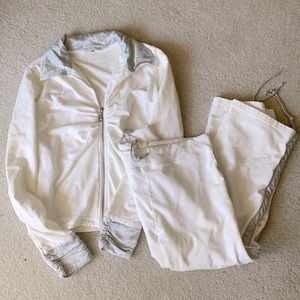 White House Black Market track pants & jacket set